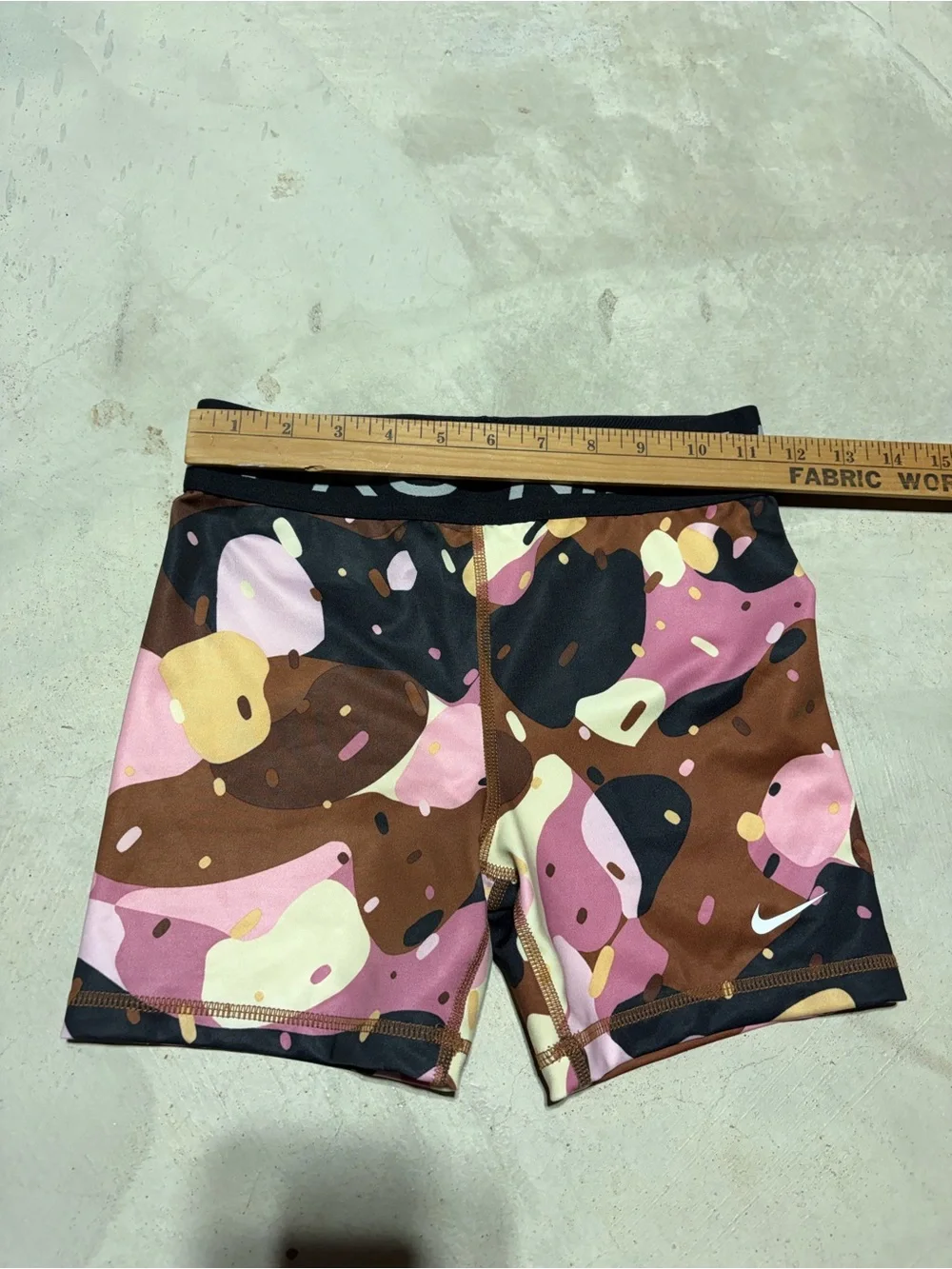 Nike Pro Multicolor ice cream Compression Shorts large